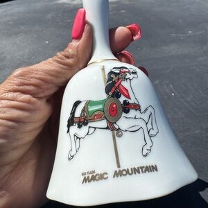 Magic Mountain Carousel Horse Bell -vintage
